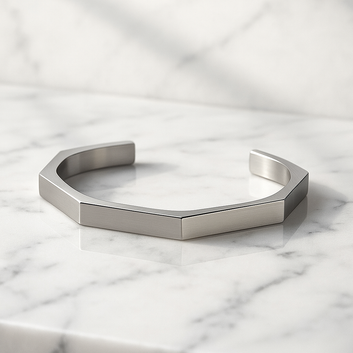 Stainless Steel Cuff Bangle.