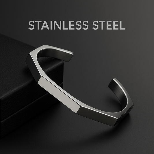Stainless Steel Cuff Bangle.